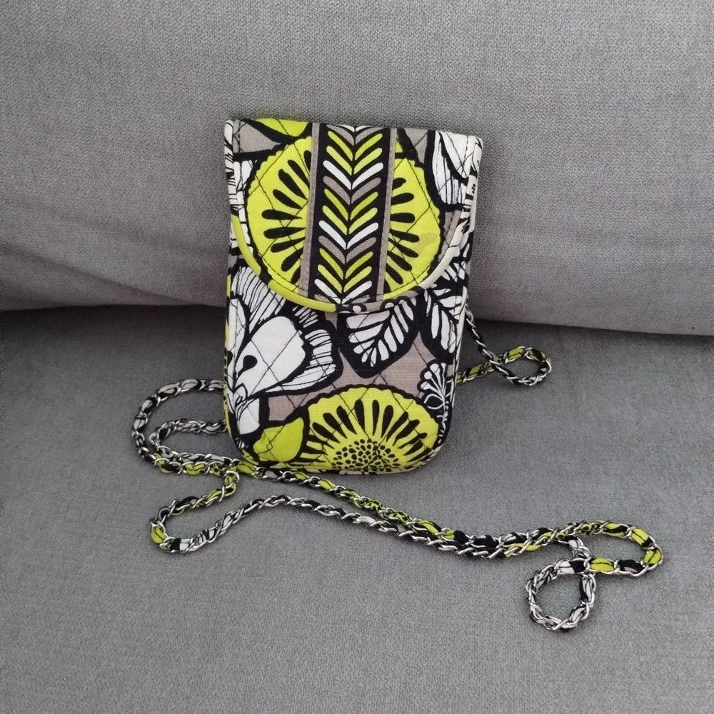 Vera Bradley Citron Cell Phone Crossbody